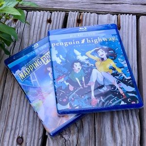 NEW 2 Anime Movies Napping Princess Penguin Highway DVD Blu-ray Discs Sealed